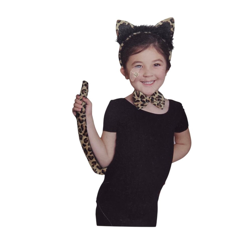 Way To Celebrate Halloween Leopard Costume Accessory Kit 3pc Kids Ages 3+